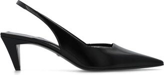 Pointed Toe Slingback Pumps-AZ