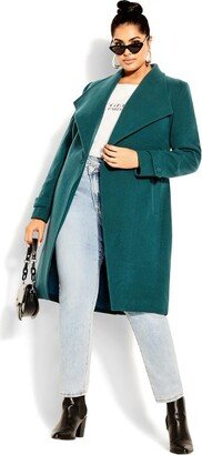 Women's Plus Size So Chic Coat - alpine - 22W