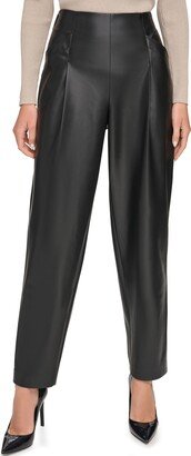 Faux Leather Pants-AC