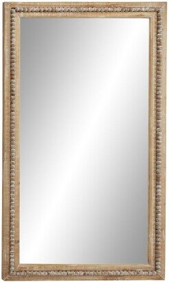 Peyton Lane Light Brown Bohemian Style Wood Wall Mirror