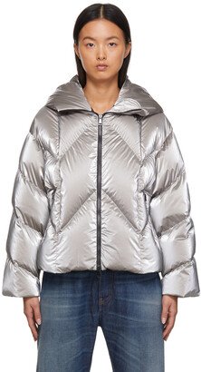 Silver Down Frele Chevron Jacket