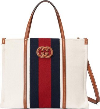 Signature Stripe-Detail Tote Bag