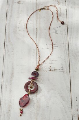 Women's Artful Journeys Necklace - Purple Multi