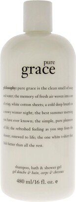 Pure Grace Shampoo, Bath Shower Gel by for Unisex - 16 oz Shower Gel