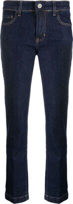 Mid-Rise Slim-Fit Jeans-AJ