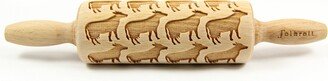 Cows Engraved Rolling Pin For Cookies, Embossing Pin, By Laser, Stamp Cookies