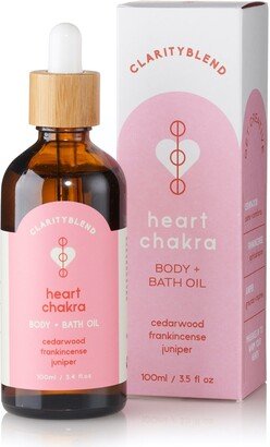 Clarity Blend Aromatherapy Heart Chakra Body & Bath Oil