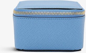 Womens Nile Blue Panama Medium Leather Trinket Case