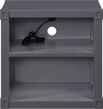 Simplie Fun CarNightstand (Usb), Gunmetal