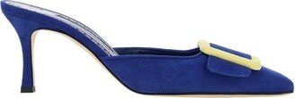 Maysalebi Pointed-Toe Slip-On Mules-AA