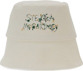 Logo Embroidered Bucket Hat-AZ