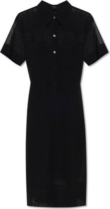 Belted Short Sleeved Dress