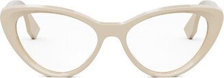 Fendi Eyewear Butterfly Frame Glasses-AA