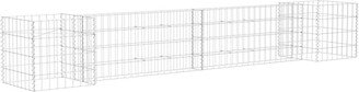 H-Shaped Gabion Planter Steel Wire 102.4x15.7x15.7