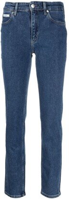 Mid-Rise Slim-Fit Jeans-AB