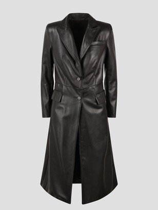 Nappa Leather Long Coat