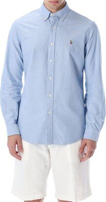 Logo Embroidered Buttoned Shirt-AY