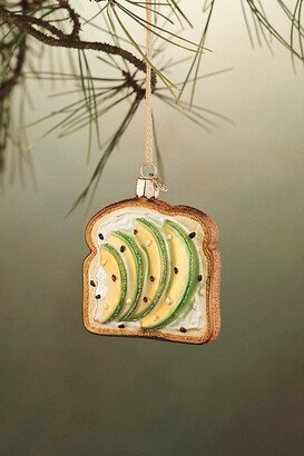 Avocado Toast Glass Ornament