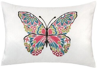 Emilia Embroidery Rectangle Decorative Throw Pillow