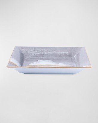 Rectangular Cloud Porcelain Dish Vide Poche