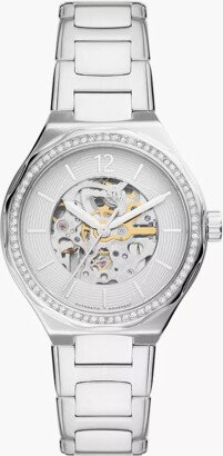 Fossil Outlet Eevie Automatic Stainless Steel Watch