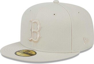 Men's Khaki Boston Red Sox Tonal 59FIFTY Fitted Hat