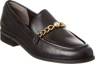 Owen Pearl Chain Leather Loafer