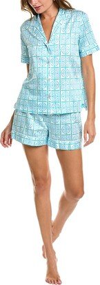 2Pc Infinity Sateen Pajama Set-AB