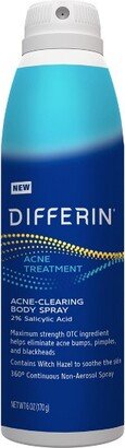 Differin Acne-Clearing Body Spray - Unscented - 6oz