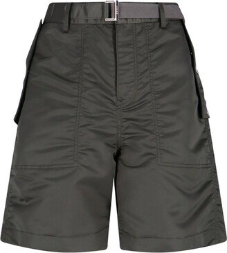 Belted Cargo Shorts-AD