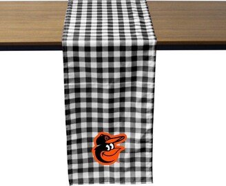 Baltimore Orioles Buffalo Check Table Runner - White, Black