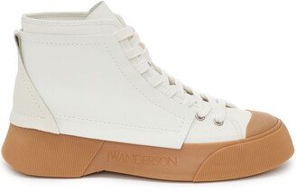 Panelled High-Top Sneakers-AM