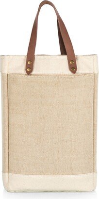 Legacy Pinot Jute 2 Bottle Insulated Wine Bag