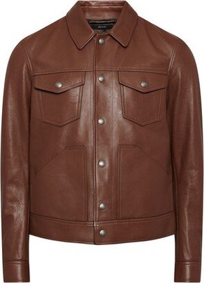 Smooth leather jacket