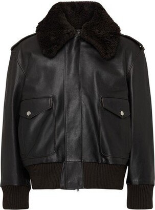 Leather jacket-CC