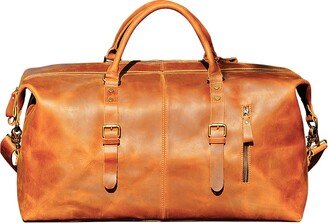 Touri Zip Detail Genuine Leather Holdall - Browns