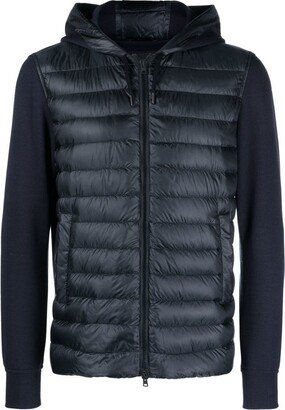 Contrasting-Sleeves Padded Jacket-AA