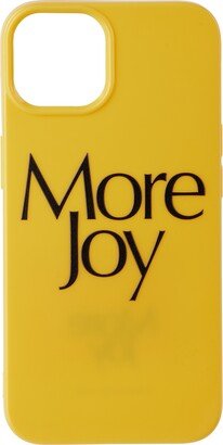 Yellow 'More Joy' iPhone 13 Case