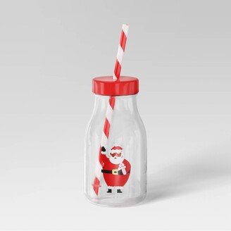 12oz Christmas Santa Claus Tumbler with Straw - Wondershop™