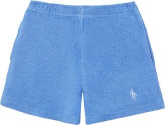 Embroidered-Logo Terry Shorts