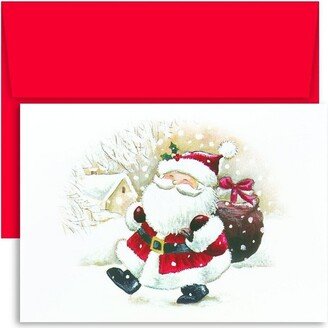 Masterpiece Studios Holiday Collection 16-Count Boxed Christmas Cards with Envelopes, 7.8