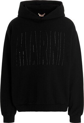 Logo Detailed Long Sleeved Hoodie