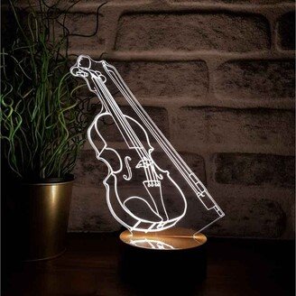 Violin Lamp, Gifts, Decor