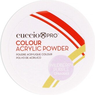 Colour Acrylic Powder - Wildberry Purple by Cuccio PRO for Women - 1.6 oz Acrylic Powder