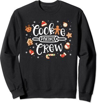 Cookie Baking Team Gingerbread Christmas Costume Cookie Baking Crew Gingerbread Team Christmas Santa Family Sweatshirt