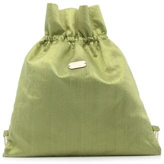 0711 Willow drawstring silk backpack