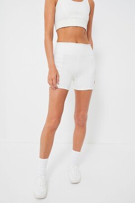 Tnuck Sport White Cane 4 Inch Aaron Tennis Short