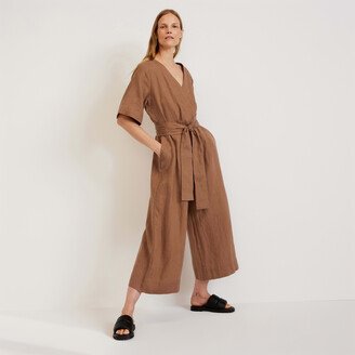 The Linen Cross-Front Jumpsuit