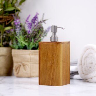 Prime Teak by Whitecap Teak Eka Collection Soap Dispenser - W/Stainless Steel Pump