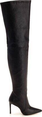 Pointed-Toe Knee-Length Boots-AA